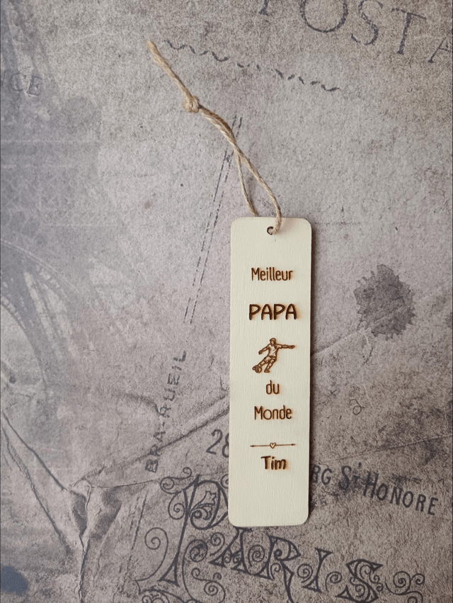 Marque page "Meilleur Papa du monde"