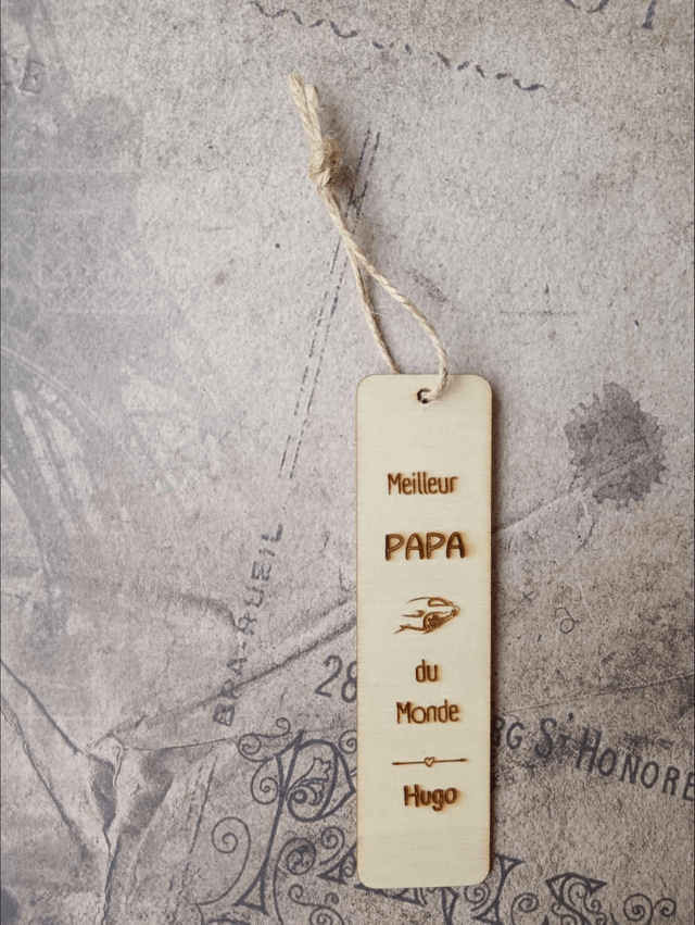 Marque page "Meilleur Papa du monde"