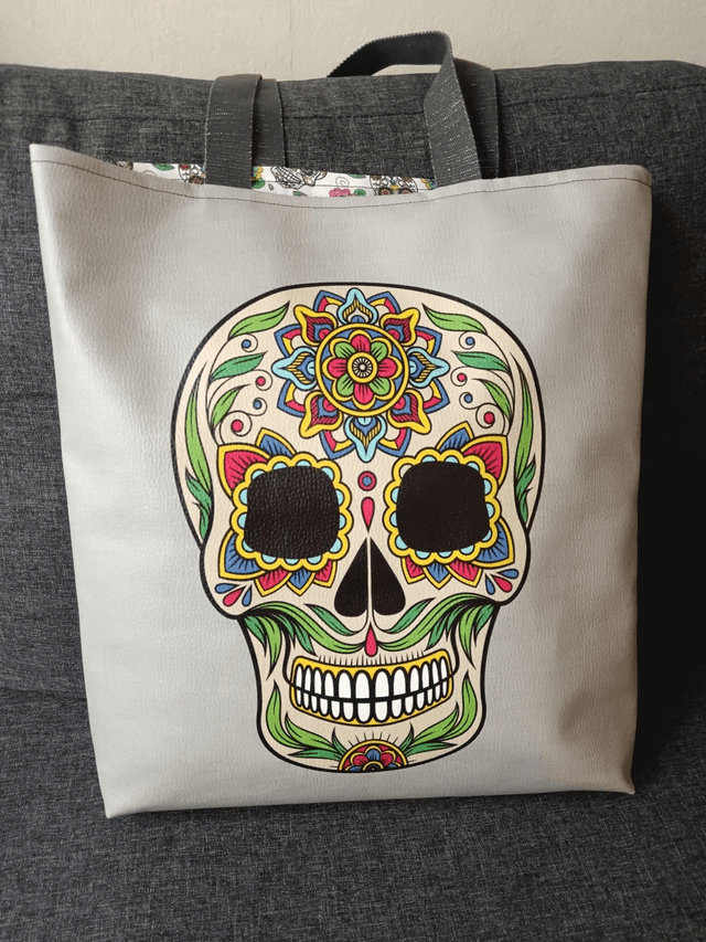 SAC simili cuir "Dia de los muertos" 