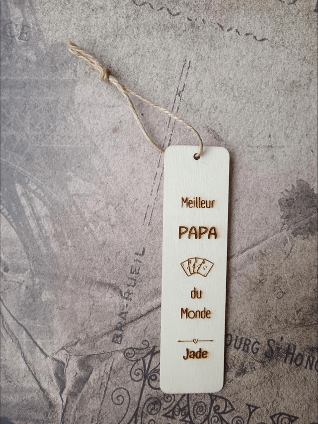 Marque page "Meilleur Papa du monde"