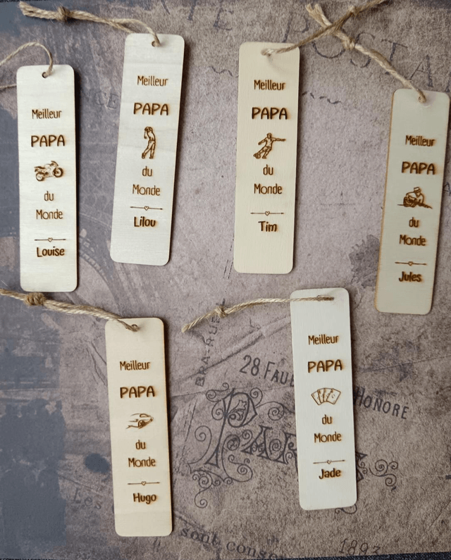 Marque page "Meilleur Papa du monde"