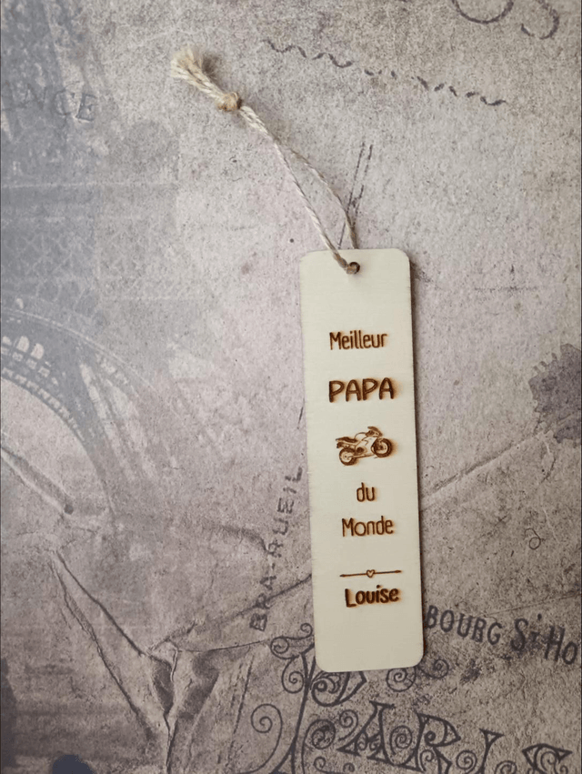 Marque page "Meilleur Papa du monde"