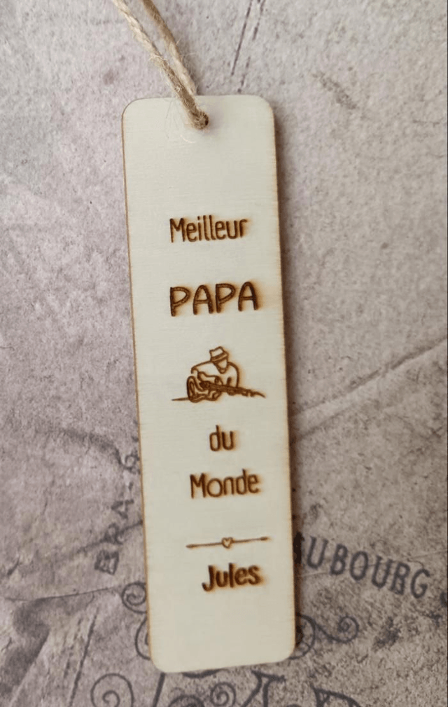 Marque page "Meilleur Papa du monde"