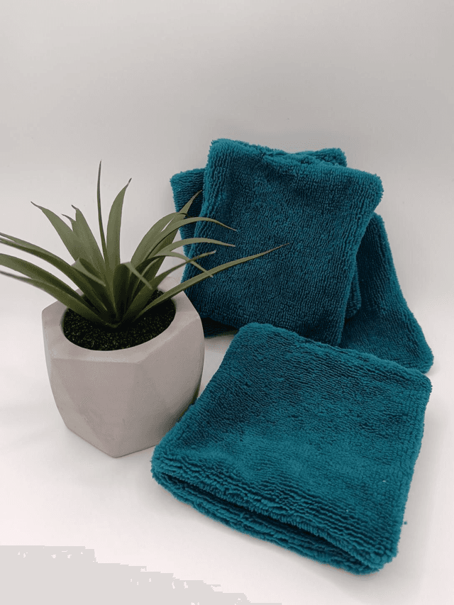 Cotons lavables double face micro-éponge de bambou grand format 